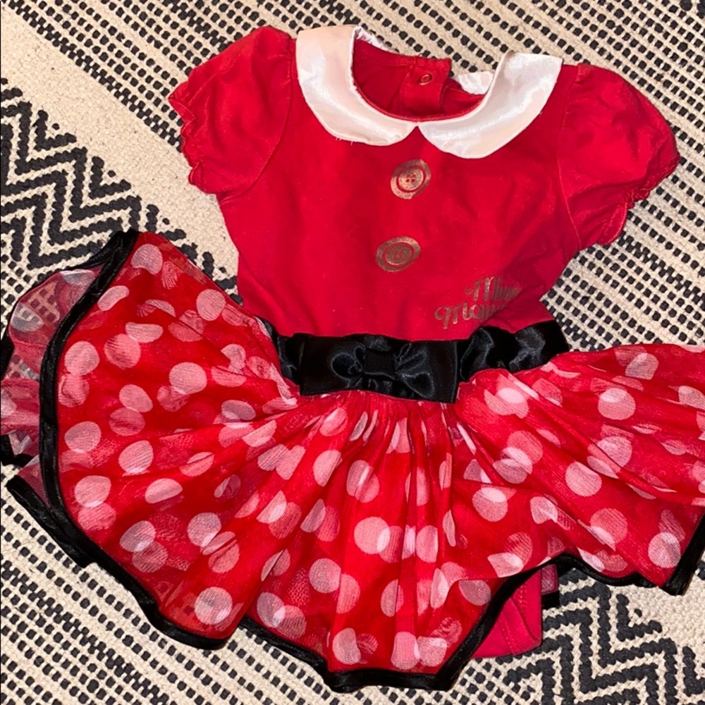 Minnie Mouse onesie dress